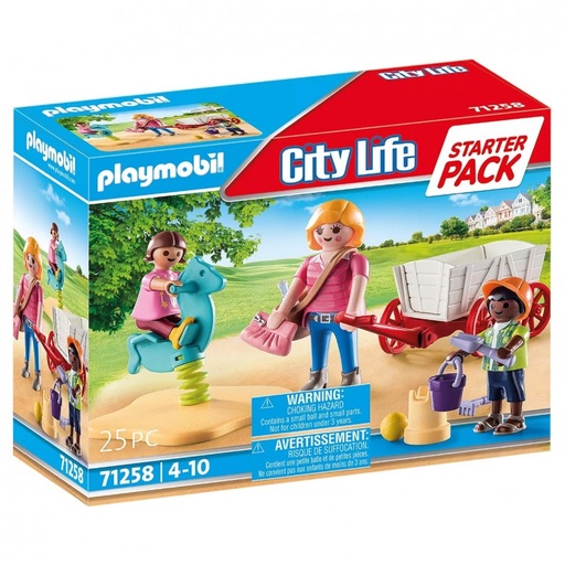 [PL71258] Starter Pack Educadora con Carrito PLAYMOBIL 71258