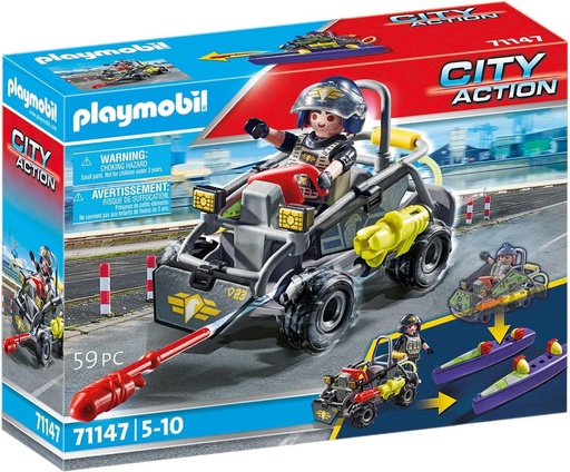 [PL71147] Fuerzas Especiales - Quad Multiterreno PLAYMOBIL 71147