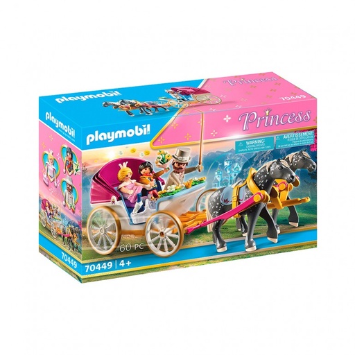 [PL70449] Carruaje Romántico tirado por caballos PLAYMOBIL 70449