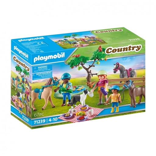 [PL71239] Excursión de Pícnic con caballos PLAYMOBIL 71239
