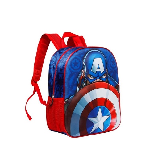 [KAR02925] CAPITAN AMÉRICA Mochila 3D Pq Patri KARACTERMANIA 2925 xxcm