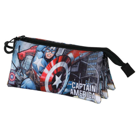 [KAR5363] CAPITAN AMÉRICA PORTATODO Triple FAN 2.  KARACTERMANIA 5363 xxcm