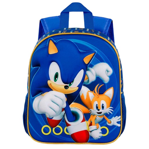 [KAR06604] SONIC Mochila 3D PEQUEÑA Tails KARACTERMANIA 6604 26x3x31cm