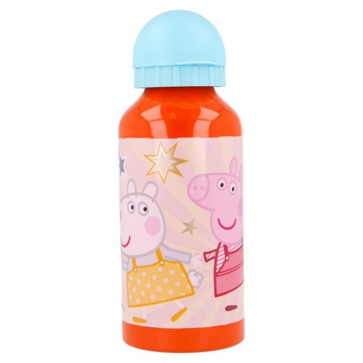 [S41234] STOR BOTELLA ALUMINIO PEQUEÑA 400 ML. PEPPA PIG KINDNESS COUNTS 41234
