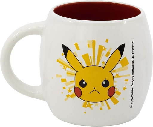 [S00478] STOR TAZA CERAMICA GLOBE  380 ML. POKEMON PIKACHU EN CAJA REGALO 00478