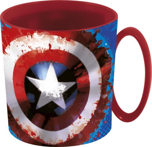 [S90187] STOR TAZA MICRO 350 ML. CAPTAIN AMERICA ICON