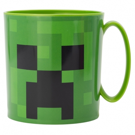 [S40804] STOR TAZA MICRO 350 ML. MINECRAFT CREEPER GREEN