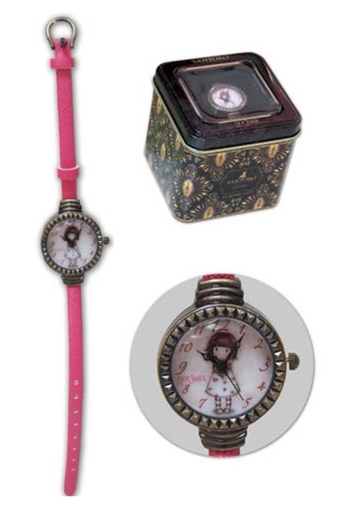 [W05G] Reloj de Pulsera con Caja Gorjuss-Little Heart