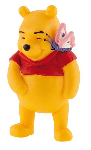 [Y12329] Winnie de pie + mariposa FIGURAS DE PVC WINNIE THE POOH