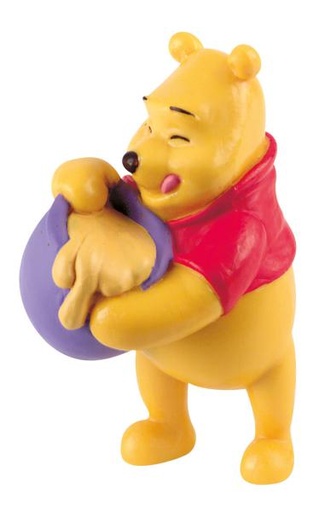 [Y12340] Winnie de pie + miel FIGURAS DE PVC WINNIE THE POOH