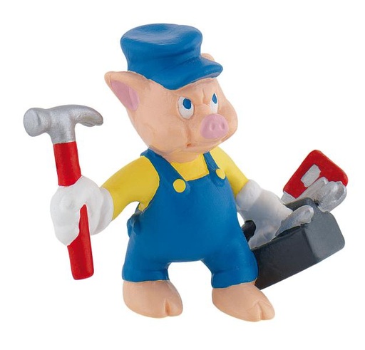 [Y12492] Cerdito martillo FIGURAS DE PVC CLASICOS
