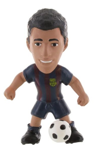 [Y74142] Suarez FIGURAS DE PVC FC BARCELONA