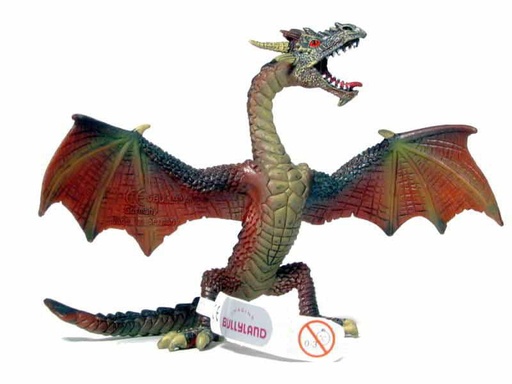 [Y75591] Dragon alas abiertas rojo FIGURAS DE PVC FIGURAS DE DINOSAURIOS