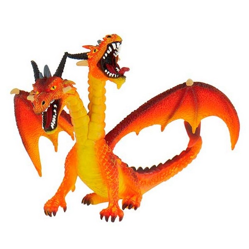 [Y75598] Dragon dos cabezas naranja
