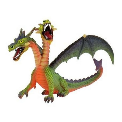 [Y75596] Dragon dos cabezas verde