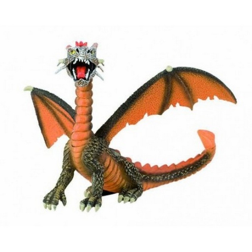 [Y75595] Dragon sentado naranja
