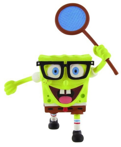 [Y99093] Bob esponja cazamariposa FIGURAS DE PVC BOB ESPONJA