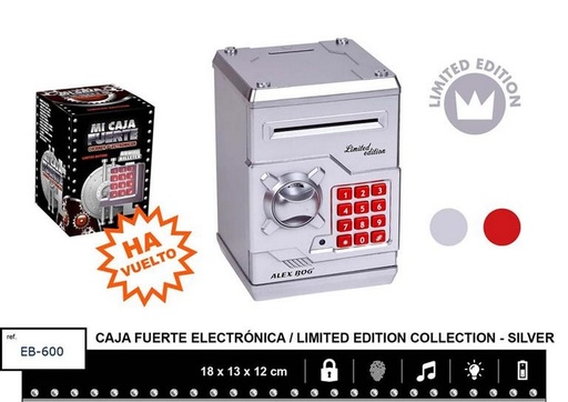 [EB-600] HUCHA ESPECIAL LIMITED EDITION SILVER GLITTER