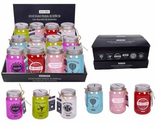 [ENH-6000]  Tarros Money Bank Surtidos en 6 Modelos.