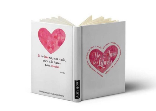 [HS-250] Libreta con Mensaje A6. Modelo "Yo Amo los Libros".
