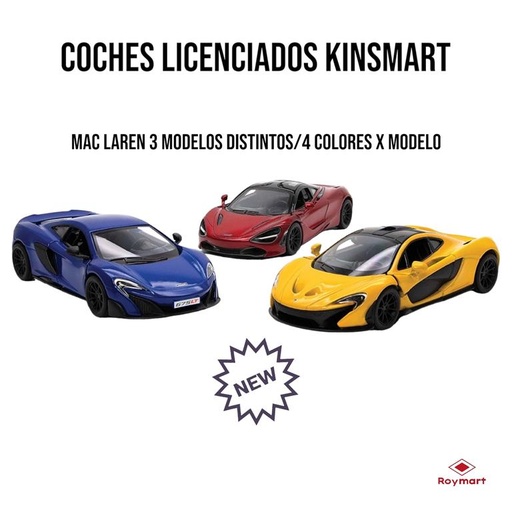 [KT-5449] COCHE MCLAREN COLLECTION COLALEATORIOS KE-5449