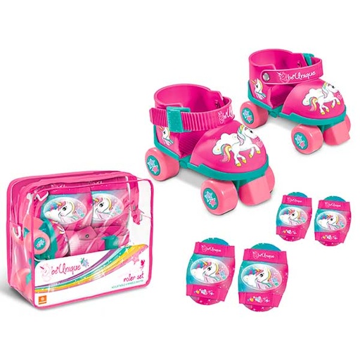 [MON28511] SET PATINES+PROTECCIONES UNICORNIO MONDO 28511