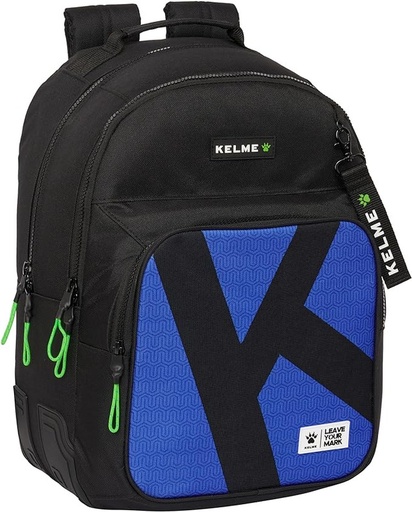 [612403773] MOCHILA DOBLE ADAPT.CARRO KELME "ROYAL" 32x42x15cm