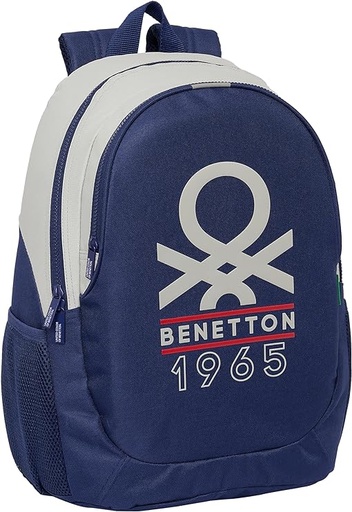 [612406665] MOCHILA ADAPT.CARRO BENETTON "VARSITY" 32x44x16cm 32x44x3cm