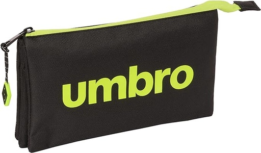 [812437744] PORTATODO TRIPLE UMBRO "LIMA" 22x12x3cm 22x12x3cm