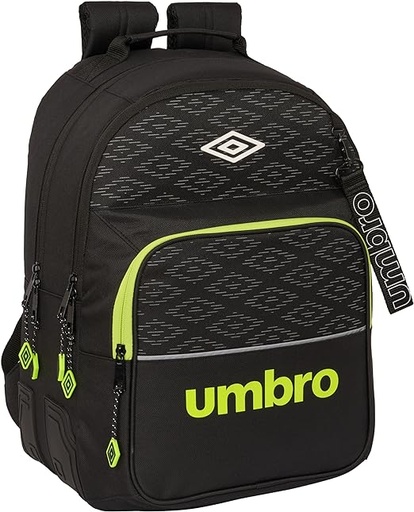 [612437773] MOCHILA DOBLE ADAPT.CARRO UMBRO "LIMA" 32x42x15cm