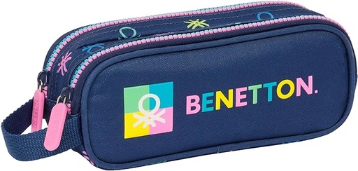 [812450513] PORTATODO DOBLE BENETTON "COOL" 21x8x6cm