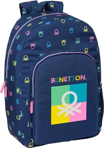 [612450876] MOCHILA ADAPT.CARRO BENETTON "COOL" 30x46x14cm 30x46x3cm