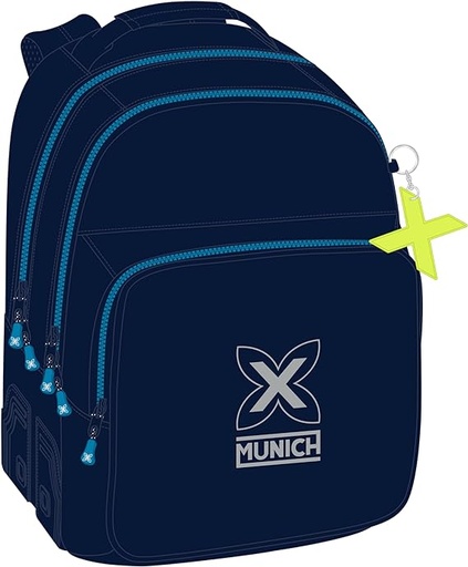 [612474773] MOCHILA DOBLE ADAPT.CARRO MUNICH "NAUTIC" 32x42x15cm