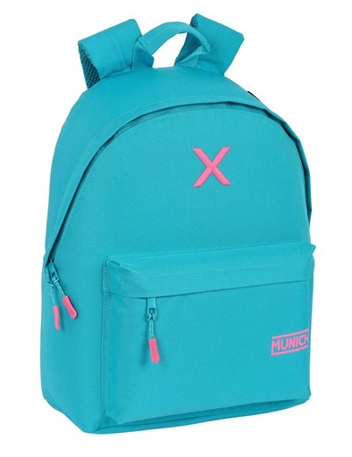 [642309819] MOCHILA PARA PORTATIL 14,1" MUNICH BASICOS "TURQUESA" 31x41x16cm