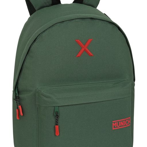 [642321819] MOCHILA PARA PORTATIL 14,1" MUNICH BASICOS "VERDE" 31x41x16cm