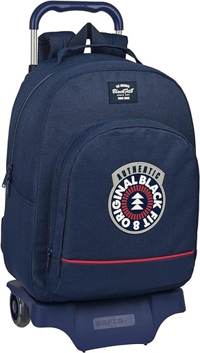 [642341313] MOCHILA 305+CARRO 905 RECICLADO BLACKFIT8 AUTHENTIC 32x42x15cm