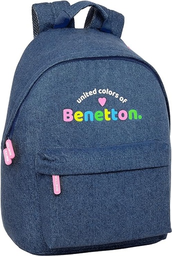 [642415819] MOCHILA PARA PORTATIL 14,1" BENETTON "DENIM" 31x41x16cm 31x41x3cm