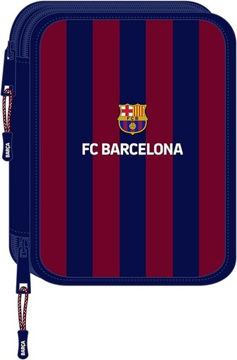 [412429056] PLUMIER DOBLE GDE 56 pcs F.C.BARCELONA 19.5x24.8x4.5cm