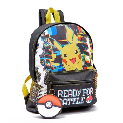 [SAF1772] MOCHILA MONEDERO POKÉMON 32x40x3cm
