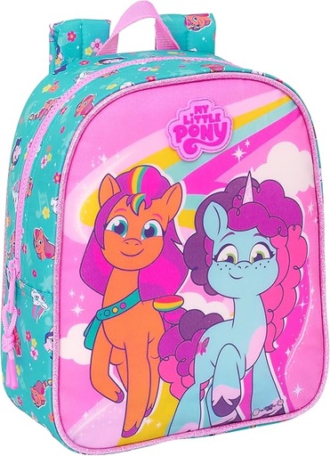 [612435232] MOCHILA GUARDERIA ADAPT.CARRO MY LITTLE PONY "MAGIC" SAFTA 612435232 33x27x3cm