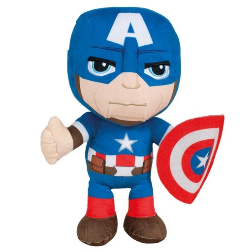 [PBP760021047-CAPITANA] Peluche Capitan America Vengadores Avengers Marvel 30cm