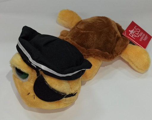 [RUS86291] PELUCHE TORTUGA PIRATA SHELLY 25CM