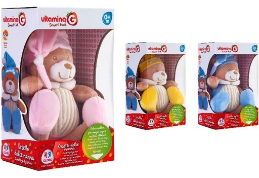[GLO05130] OSO DE PELUCHE TIMBRE-3 COLORES 25 x 15 x 11 GLOBO GLO05130