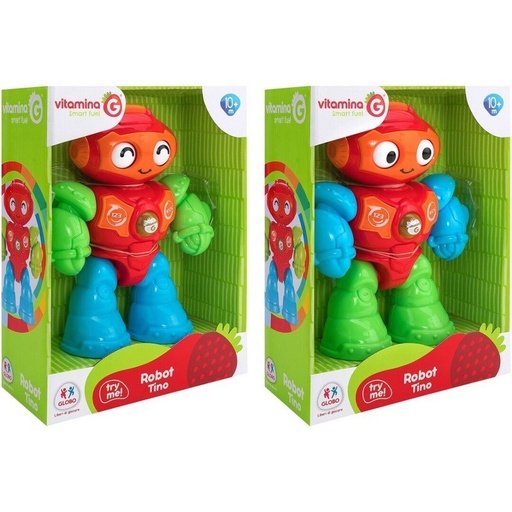 [GLO05321] ROBOT VITAMINA G CON LUZ Y SONIDO  2COL