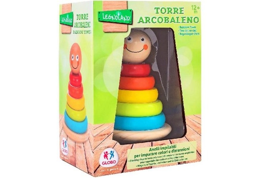 [GLO37343] 
TORRE DEL ANILLO DE MADERA 20 x 14,5 x 10,5 LEGNOLAND GLO37343