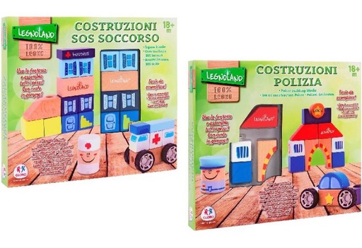 [GLO37917] BLOCKD DE MADERA CON VEHICULOS 24 x 27 x 4 LEGNOLAND GLO37917