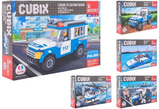 [GLO38246] CONSTRUCCION VVEHICULO POLIZIA 5ASS GLOBO GLO38246