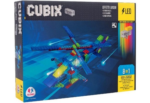 [GLO38332] CUBIX CON LUZ AEREO 153PZ GLOBO GLO38332