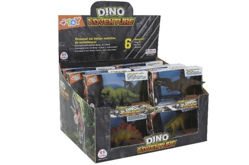 [GLO39109]  DINOSAURO 17CM 6ASS 16PZ D/ GLOBO GLO39109