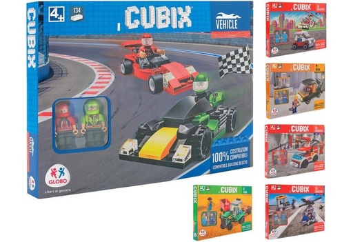 [GLO39154] CUBIX 134 PZ FORMULA CON 2 FIGURAS
